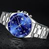 Elegante Herren-Business-Casual-Uhr mit Datumsanzeige Luxuriöses Quarz-Legierungsarmband und Legierungsgehäuse Rotes Zifferblatt mit weißen Nähten