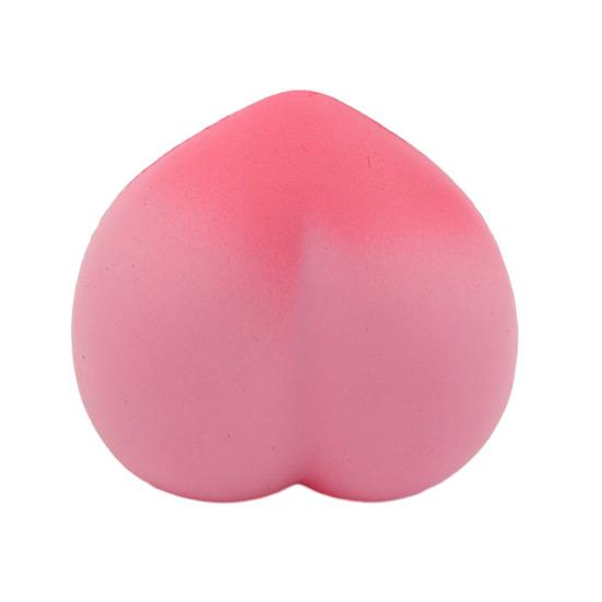 

Peach Slow-Rising Squeeze Toy Soft PU Fidget for Stress Relief Realistic Fruit-Shaped Decompression Gadget Photography Prop Novelty Gift for Anxiety рожевий