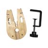Sturdy Wood and Alloy Desktop Clamp Holder for Jewelry Crafting Gold Silver Processing Professional Tool