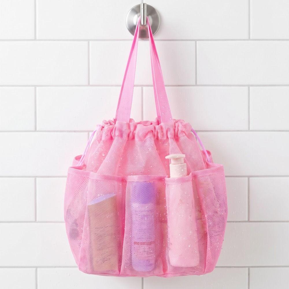 Bathroom Organizer Travel Toiletry Bag Multi Pocket Drawstring Bag Foldable Storage Bag Swimming