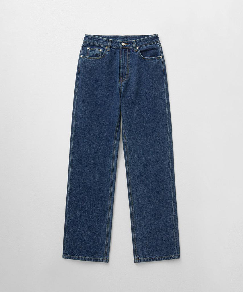 MONGDOL Straight Denim Jeans Deep Blue Mdpt056Dblue