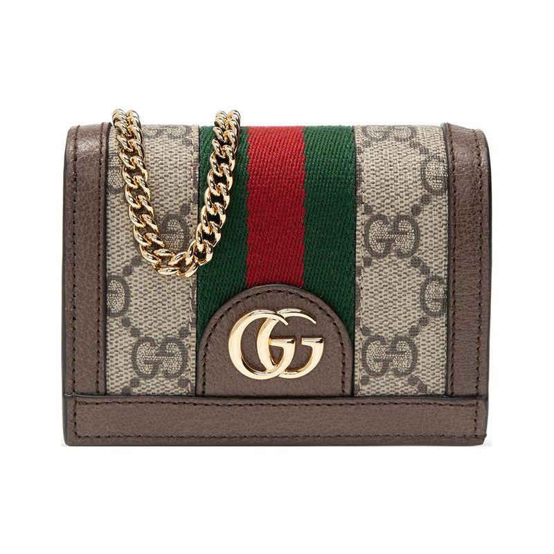 Gucci Sac bandoulière Ophidia Logo Stripe Web Chaîne Cuir Sac bandoulière femme 625711-96IWG-8745