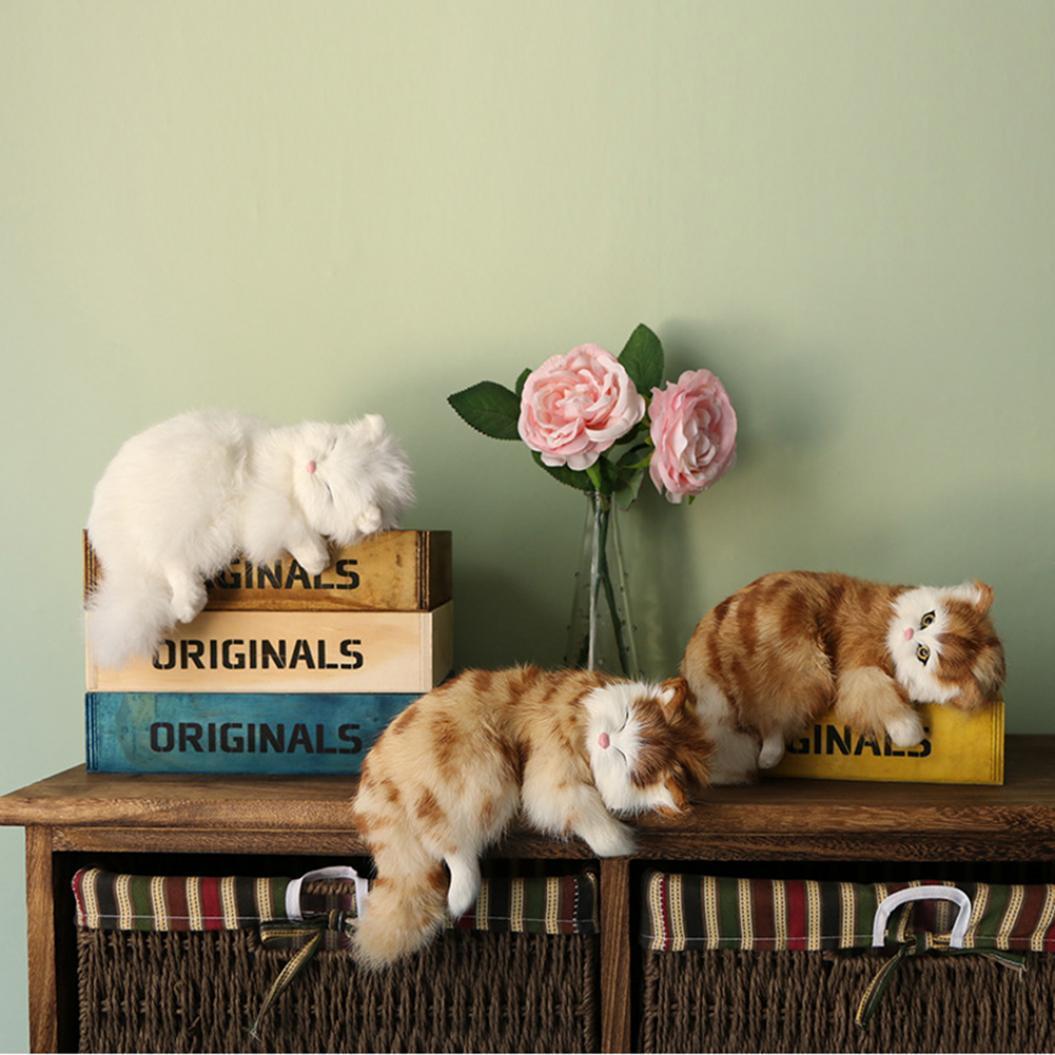 

Креативная имитация кошки, милые тапочки, котенок, кукла, игрушки, животные, детский подарок, декор автомобиля белый