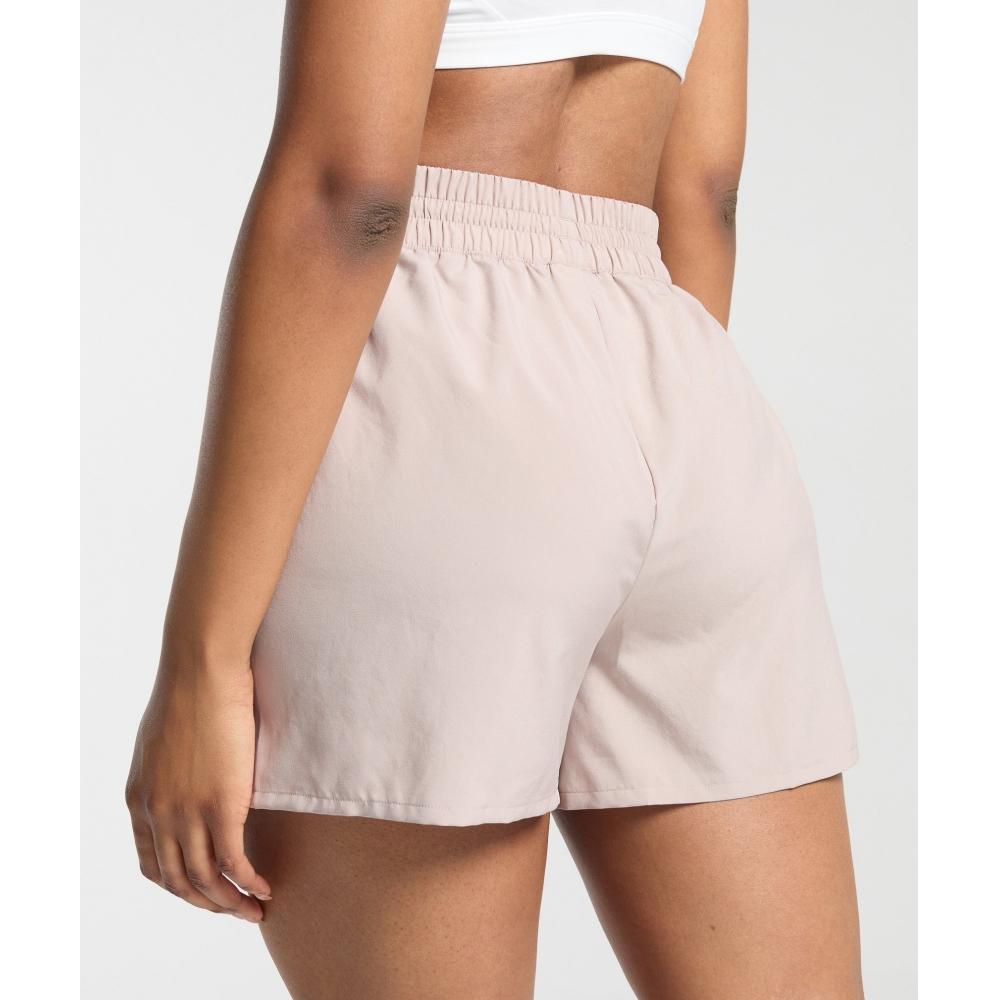 Gymshark Pintuck Shorts Stone Pink B8a6m Kbs4