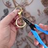 Needle Nose Pliers 5.7'' High Carbon Steel Tweezer Nose Pliers with Smooth Jaws Comfort Grip Handles for Jewelry Making
