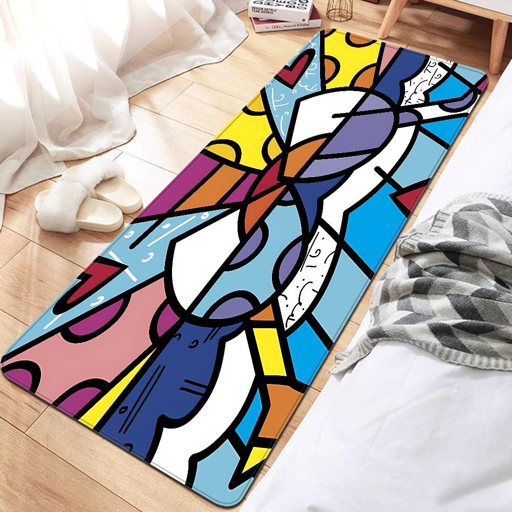 

B-Britto Kitchen Mat Cheaper Anti-slip Modern Living Room Balcony Printed Modern Home Decor 50x80cm
