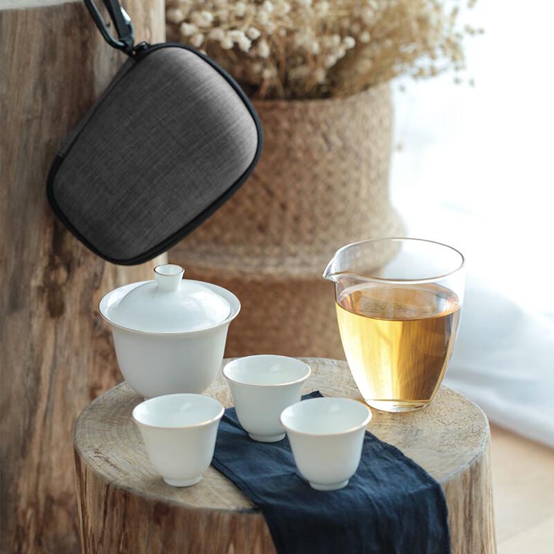 

Xitu Portable Chinese Ceramic Tea Set