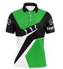Trend 3D Golf Print Men's Fashion Name Team Name Short-sleeved Polo Shirt Casual Sports Polo Shirt