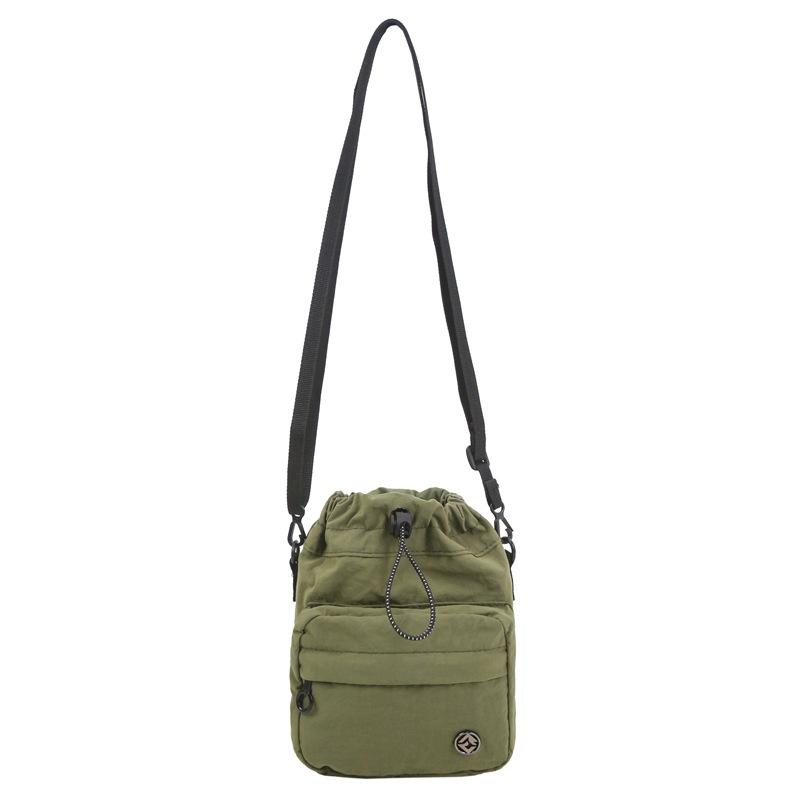 KULUOSIDI BAG Dames Draagbare Sport Waterbeker Tas Trekkoord Nylon Crossbody Mini Mobiele Telefoon Tas