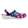 Printed EVA Beach Clogs Women Men Lightweight Breathable Slip On Garden Shoes Pool Bathroom Home Summer Sandals Garden Wear