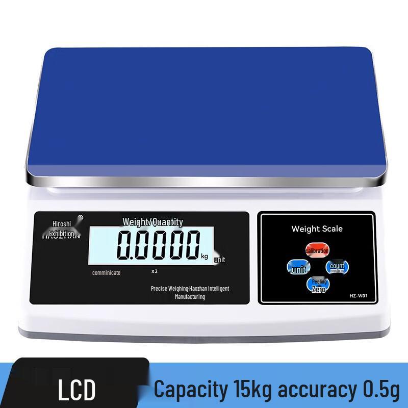 

Haozhan 15kg/0.5g Commercial Digital Platform Scale