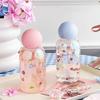 Kawaii Glass Water Bottle For Girls Woman Transparent Glass Cup For Hot and Cold Beverages Heat-resistant Glassware Drinkware