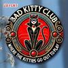Metal Poster Bad Kitty Vintage Black Cat Wall Art Decor for Home Bar Garage