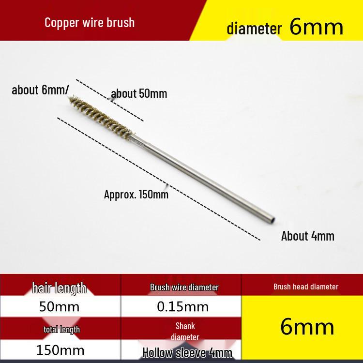 Electric Drill Stainless Steel Pipe Brush with Extended Handle for Polishing, Grinding, Deburring, and Rust Removal