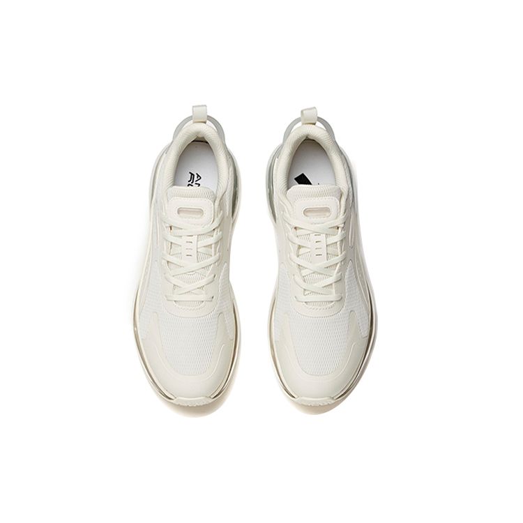 Anta Running Series Shock Absorbing Air Cushion Non-Slip Wear-Resistant Low-Top Running Shoes Women Running Shoes White Blue 922125503-2