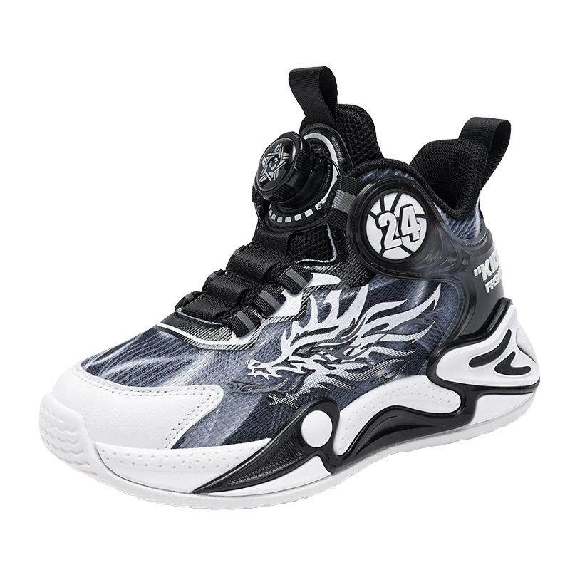 Luxury Boy Sneaker 2025 New Fashion Outdoor Kids Basketball Shoes Soft Sole School Children Sports Shoes for Boy 4 To 12 Years