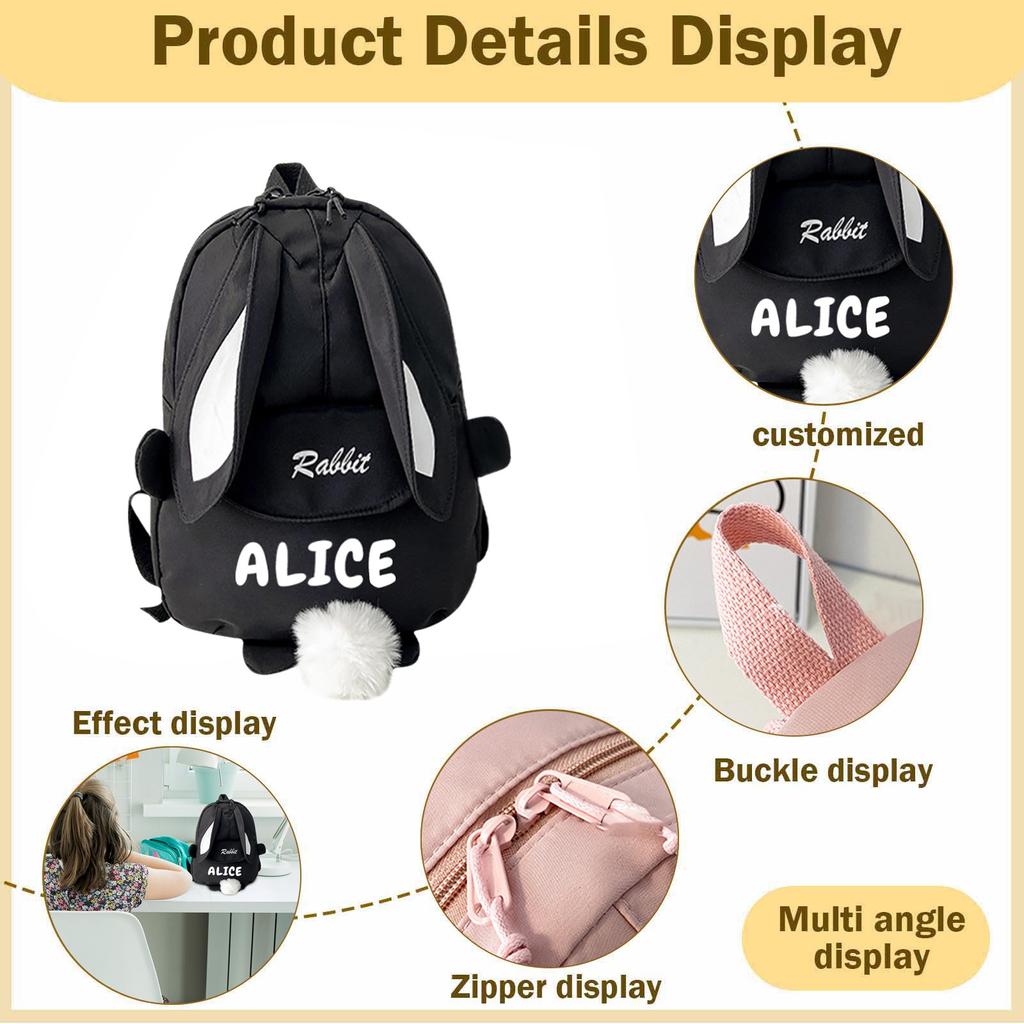 Personalized Customized Boys And Girls Backpacks, Travel Backpacks, Printed Name Tags, Unique Commemorative Gifts