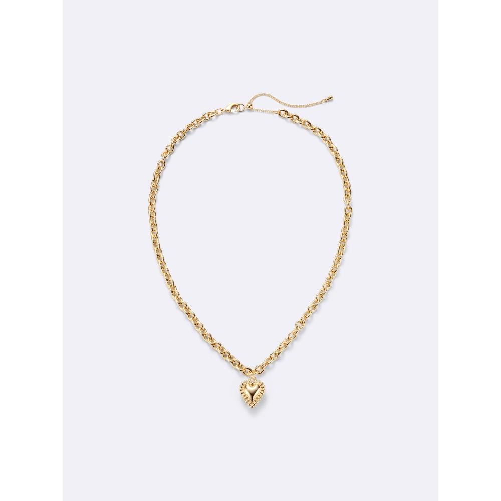 GU by Uniqlo Antique Heart Motif Necklace