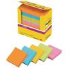 3M Sticky Super Neon 50 X 50 90 Sheets X 20 Post-it Notes, Sticky, Small, Colors, Mm, Pads, 6502SS-NE