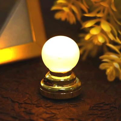 Mini Lights 0.05 Scale LED Ceiling Lights with Switch Metal Base Realistic