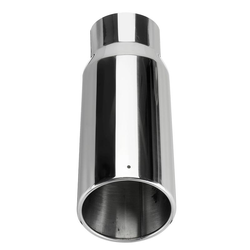 Punct final de evacuare universal 4 inch intrare 5 inch ieșire Lungime 12 inch Tub de eșapament Anti-coroziv Mașină Gât drept de eșapament