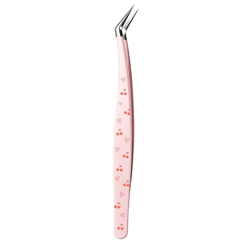 Stainless Steel Curved Tweezers Anti-static High Precision 1Pcs for DIY Sticker Craft Jewelry Repair Handicraft Work
