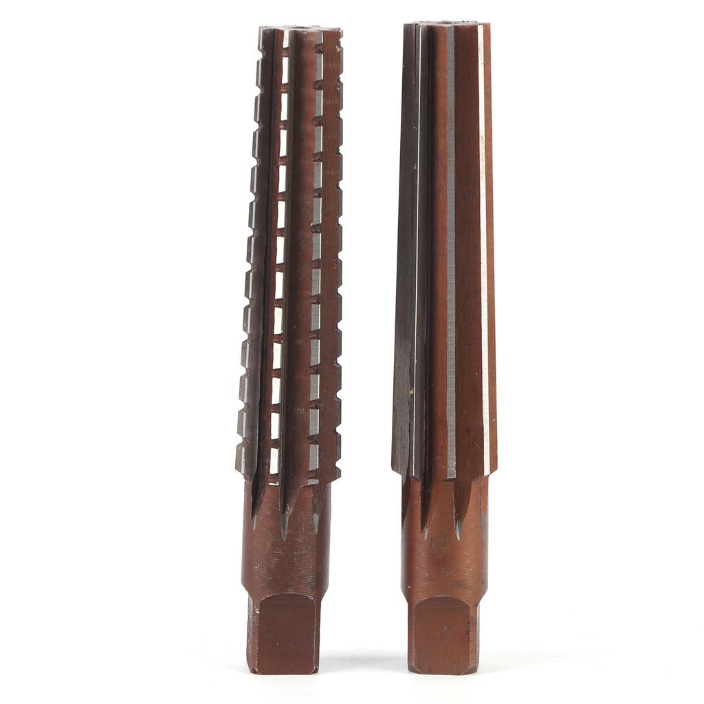 2pcs HSS MT3 Taper FineRough Reamer Cutter Tool Set Straight Shank