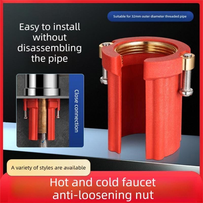 Kitchen Sink Anti-Loosening Nut Buckle Base Faucet Installation Fastener Fixed Base Nut Basin Faucet Accessories