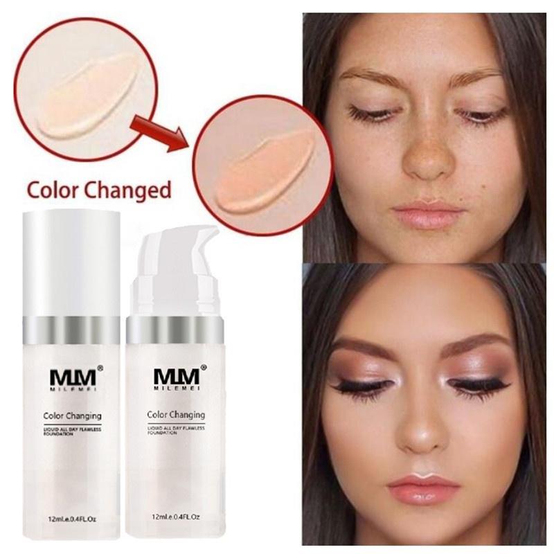 Foundation Color Changing Liquid Foundation Makeup Change Color Primer