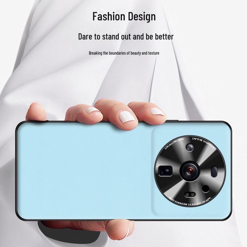 Xiaomi 12S Ultra Liquid Leather Anti-Fall Phone Case - One Piece Available