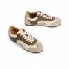 Autumn new leather flat-soled women's versatile casual sports board shoes soft-soled white shoes