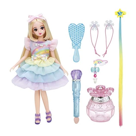 TAKARA TOMY "Licca-chan Doll Yumeiro Makeup Himari-chan Cool de Mega Mori" Dress-up Doll Pretend Pla