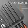 Professional Chainsaw File Set Strong Round Files 3.2mm 4.0mm 4.8mm 5.5mm Cut Chains Includes Storage for Sharpening