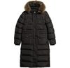 Пальто Женское Superdry Длинное Everest С Искусственным Мехом Jacket (W5011788A) Черный