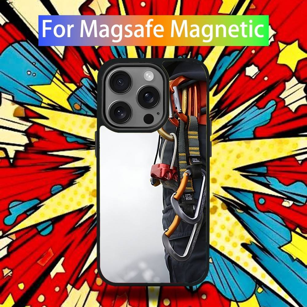 

Rock Climbing Wall Phone Case For iPhone 17,16,15,14,13,12,11,Pro,Max,Plus,Mini,SE4,E Magnetic Magsafe Wireless Charging iPhone16pro