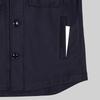 Boss 30  Off Manteco Wool Blend Relaxed Fit Overshirt Dark Blue 50527940404 