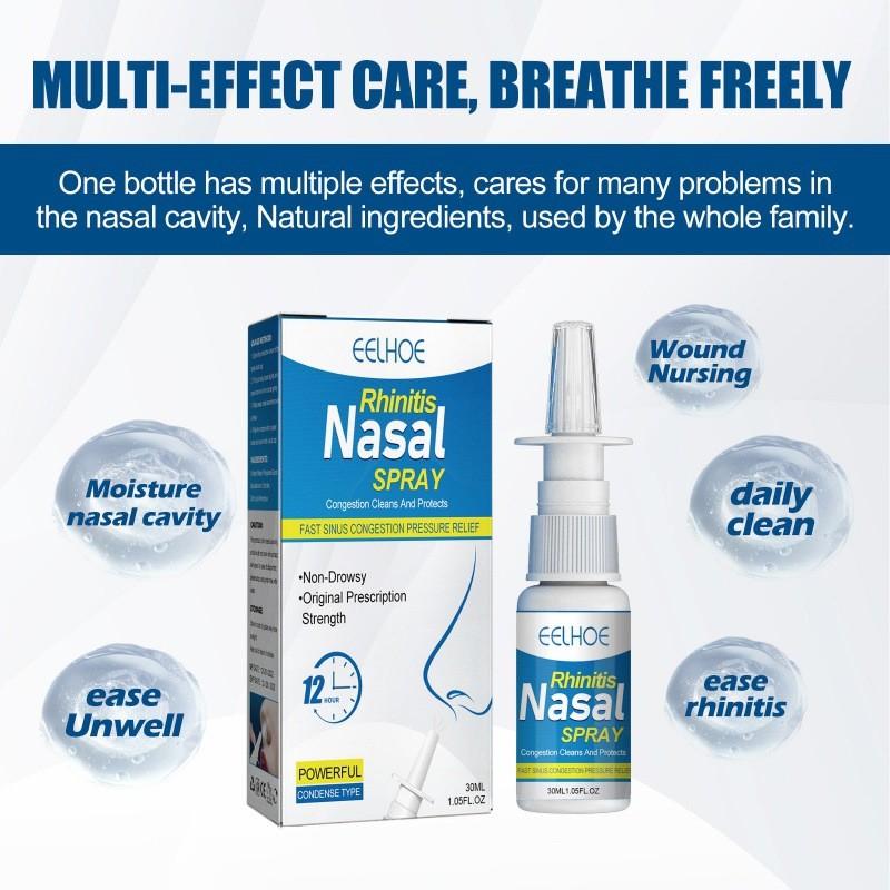 Eelhoe Nasal Spray For Adults And Children With Effective Congestion Relief And Comforting Formula For Nasal Care