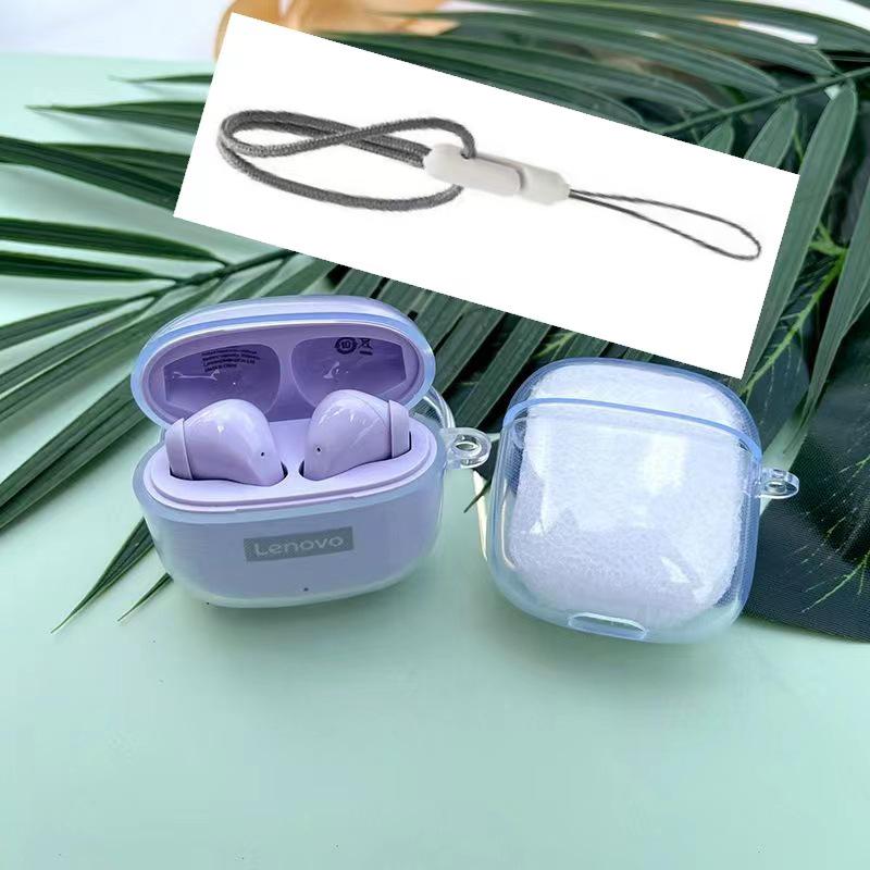 Transparent Soft Protective Cover for Lenovo LP40 Pro Earphone Box