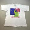 Unisex Vintage Captain Morgan T Shirt Adult XL Cream Spiced Rum Liquor Cartoon Art 90s