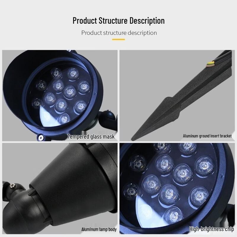 Outdoor Waterproof LED Landscape Spotlight