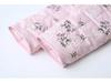 2024 Winter Women's European Style V-Neck Print Flare Sleeve Cotton-Padded Jacket