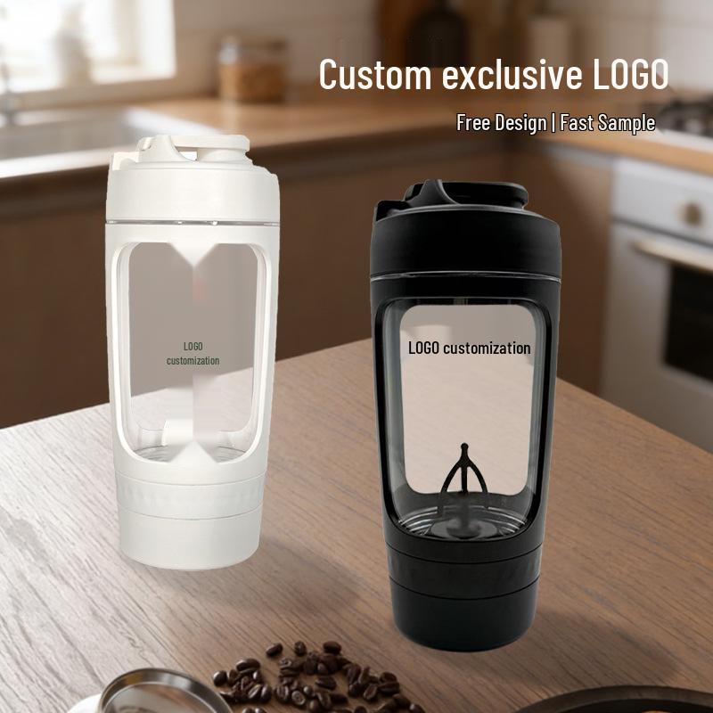 

Rechargeable 600ml Electric Protein and Coffee Shaker Cup with Large Capacity 550~630ml