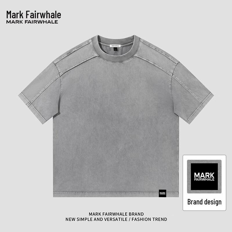 Mark Fairwhale Men s Washed Cotton Short Sleeve T-Shirt S