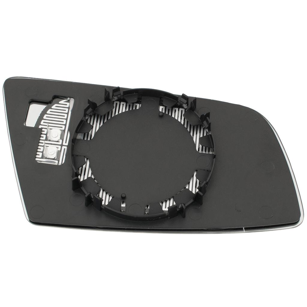 BMW 5 E60 / E61 03-10 mirror insert HEATED BLUE left