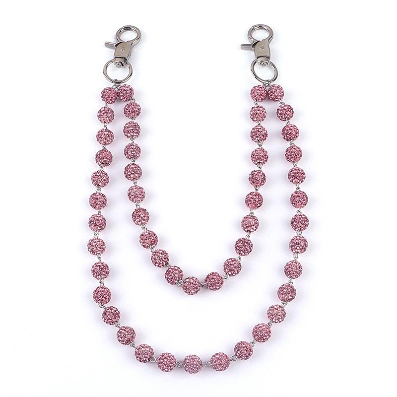 Hip-Hop Pants Chains High-Quality Ball Beads Waist Chains Simple Jeans Chain  Pants Chain Clothing Accessories Gifts