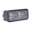 Double Lens LED Forklift Safety Light Robust High Brightness Straight Warning Safety Lamp DC12V Blue