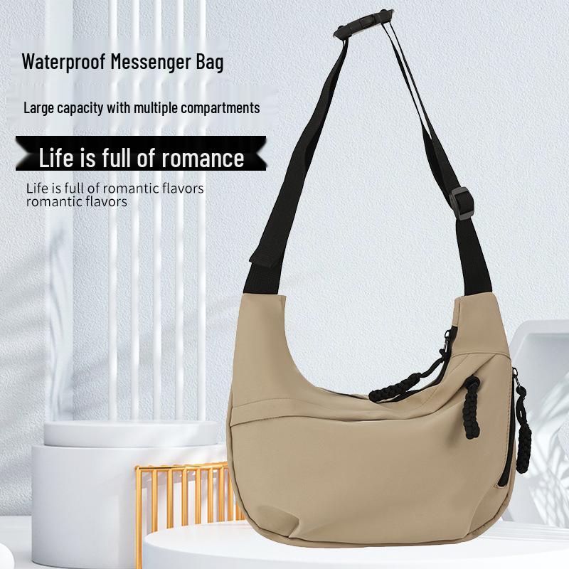Trendy Large Capacity Ladies Casual Dumpling Crossbody Shoulder Bag for Work and Commute