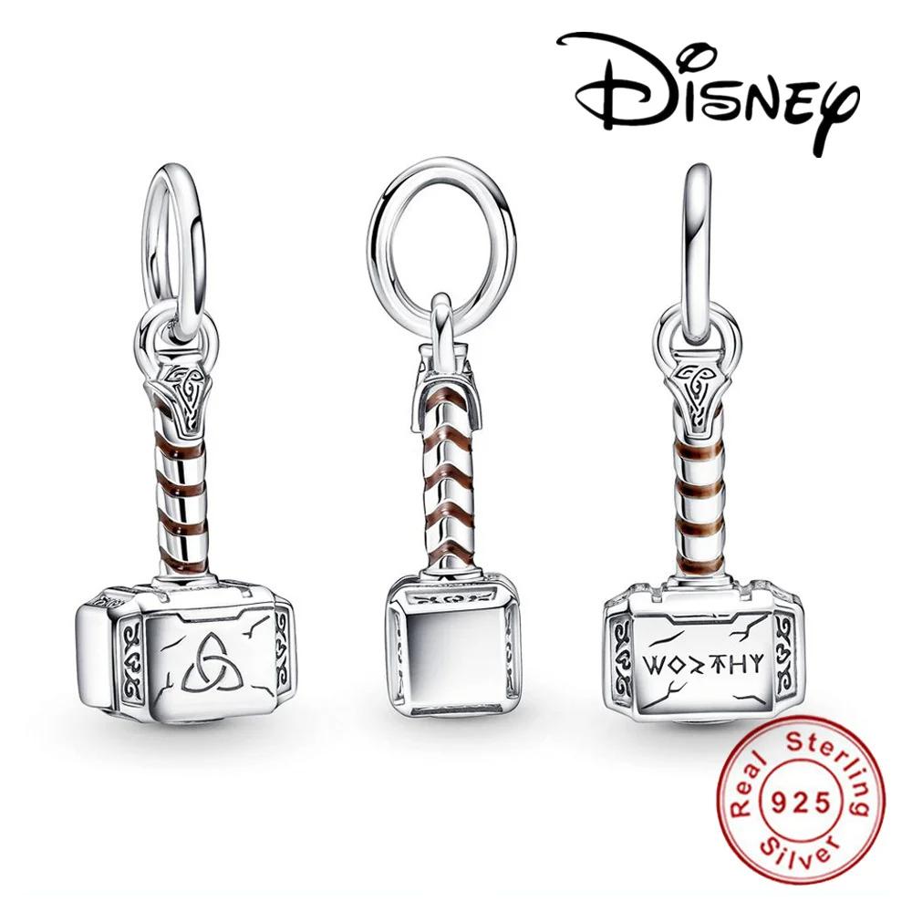 Le popolari perline ciondolo della serie 925 in argento Disney/Marvel sono perfette per creare braccialetti originali fai-da-te! Ideale come s