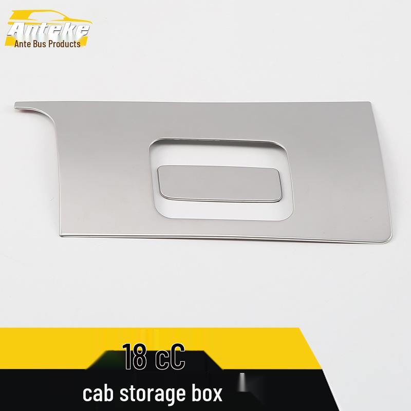 Stainless Steel 18 CC Cab Storage Box Decorative Organizer Cover