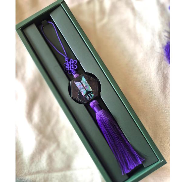 Korean Traditional Norigae - BTS Mother-of-Pearl Norigae, Handmade Limited Edition Concert Souvenir